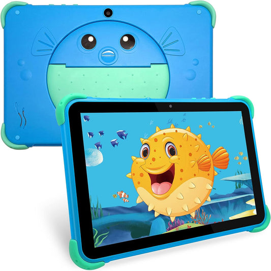 Kids Tablet 10 inch Tablet for Kids Android 11.0 WiFi Kids Tablets for Toddlers, 2GB RAM 32GB ROM, Quad Core Processor, 1280x800 IPS, Parental Control, GMS, Dual Cameras, WiFi, Bluetooth for Kids